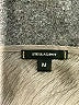 Stella & Dot 100% Nylon Metallic Silver Short Sleeve Blouse Size M - photo 7