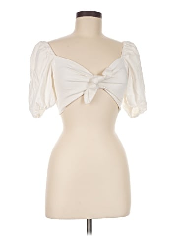 WAYF Short Sleeve Blouse (view 1)
