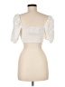 WAYF Ivory Short Sleeve Blouse Size M - photo 2