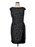 Chaps Polka Dots Black Cocktail Dress Size XL - photo 1