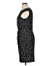 Chaps Polka Dots Black Cocktail Dress Size XL - photo 5