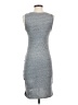 Leith Solid Gray Casual Dress Size S - photo 2