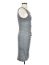 Leith Solid Gray Casual Dress Size S - photo 4