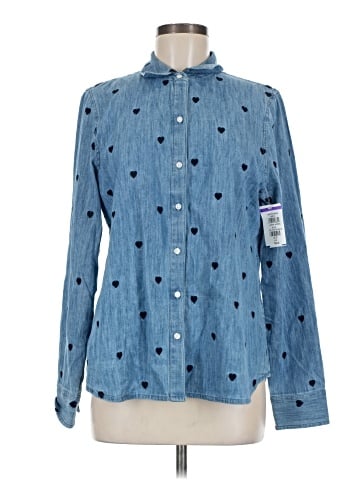 Caslon Long Sleeve Button-Down Shirt (view 1)