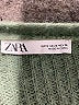 Zara 100% Polyester Green Cardigan Size S - photo 7
