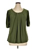 Notations Green 3/4 Sleeve Blouse Size 1X - photo 1