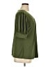 Notations Green 3/4 Sleeve Blouse Size 1X - photo 4