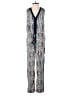 Adelyn Rae 100% Polyester Paisley Blue Jumpsuit Size S - photo 1
