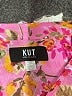 Kut from the Kloth 100% Polyester Pink 3/4 Sleeve Blouse Size L - photo 7