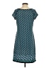 Max Studio Print Teal Casual Dress Size S - photo 2