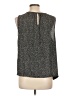 LC Lauren Conrad 100% Polyester Gray Sleeveless Blouse Size L - photo 2