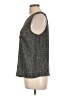 LC Lauren Conrad 100% Polyester Gray Sleeveless Blouse Size L - photo 5