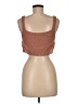 Uniqlo 100% Polyester Brown Sleeveless Top Size M - photo 2