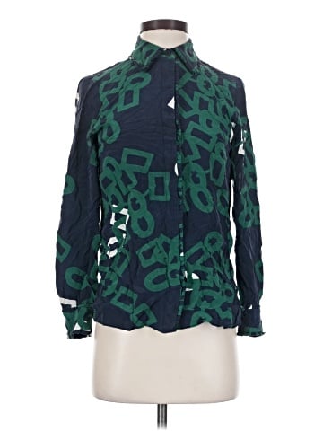 Lafayette 148 New York Long Sleeve Blouse (view 1)