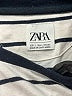 Zara Stripes Ivory Short Sleeve Turtleneck Size L - photo 7