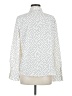 MNG 100% Polyester Polka Dots Ivory Long Sleeve Blouse Size 6 - photo 2