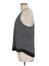 A.L.C. 100% Silk Gray Sleeveless Blouse Size 12 - photo 5