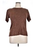 misook Tweed Brown Short Sleeve T-Shirt Size XL (estimated) - photo 1