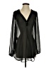 BCBGeneration 100% Polyester Black Long Sleeve Blouse Size S - photo 1