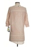 ING Tan 3/4 Sleeve Top Size S - photo 2