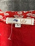 Lily Paisley Red Casual Skirt Size L - photo 4