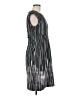 Connected Apparel Graphic Silver Cocktail Dress Size 8 - photo 4