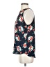 Lila Rose 100% Polyester Blue Sleeveless Blouse Size S - photo 5