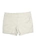 Ann Taylor Solid Ivory Khaki Shorts Size 8 - photo 1
