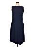 Theory Solid Blue Casual Dress Size 12 - photo 1