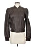 Hinge 100% Leather Brown Leather Jacket Size S - photo 1