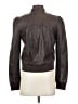 Hinge 100% Leather Brown Leather Jacket Size S - photo 2