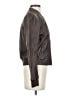 Hinge 100% Leather Brown Leather Jacket Size S - photo 4
