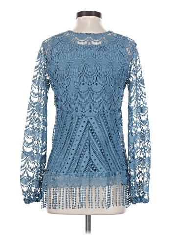 Indigo Thread Co. Long Sleeve Blouse (view 2)