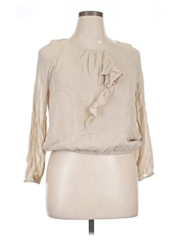 Ellen Tracy 3/4 Sleeve Silk Top (view 1)