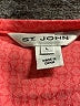 St. John Orange Sleeveless Top Size L - photo 7