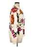 Escada 100% Wool Floral Ivory Wool Cardigan Size XL - photo 4