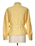 Akris Punto 100% Silk Solid Yellow Long Sleeve Button-Down Shirt Size 12 - photo 2