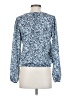 Ann Taylor LOFT Outlet 100% Polyester Blue Long Sleeve Blouse Size XS - photo 2