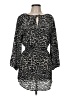 Amour Vert Animal Print Black Casual Dress Size M - photo 1