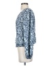 Ann Taylor LOFT Outlet 100% Polyester Blue Long Sleeve Blouse Size XS - photo 5