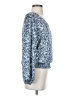Ann Taylor LOFT Outlet 100% Polyester Blue Long Sleeve Blouse Size XS - photo 4