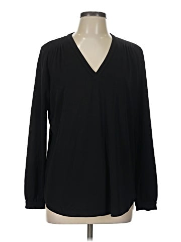 Ann Taylor Factory Long Sleeve Blouse (view 1)