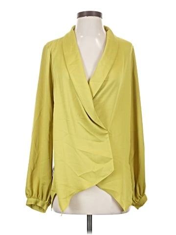 BCBGMAXAZRIA Long Sleeve Blouse (view 1)