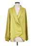BCBGMAXAZRIA 100% Polyester Green Long Sleeve Blouse Size S - photo 1