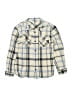 Tea 100% Cotton Plaid Blue Long Sleeve Button-Down Shirt Size 10 - photo 1