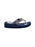 Yellow Box Blue Flip Flops Size 8 1/2 - photo 1