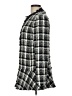 Akris Punto Checkered-gingham Color Block Houndstooth Plaid Tweed Black Gray Coat Size 10 - photo 5