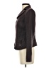 David Meister Tweed Burgundy Brown Wool Blazer Size 4 - photo 5