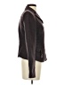 David Meister Tweed Burgundy Brown Wool Blazer Size 4 - photo 4