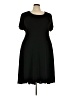 Lane Bryant Solid Black Casual Dress Size 22 - 24 Plus - photo 1